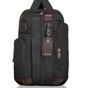 NWT TUMI ALPHA BRAVO SARATOGA SLING BAG - HICKORY